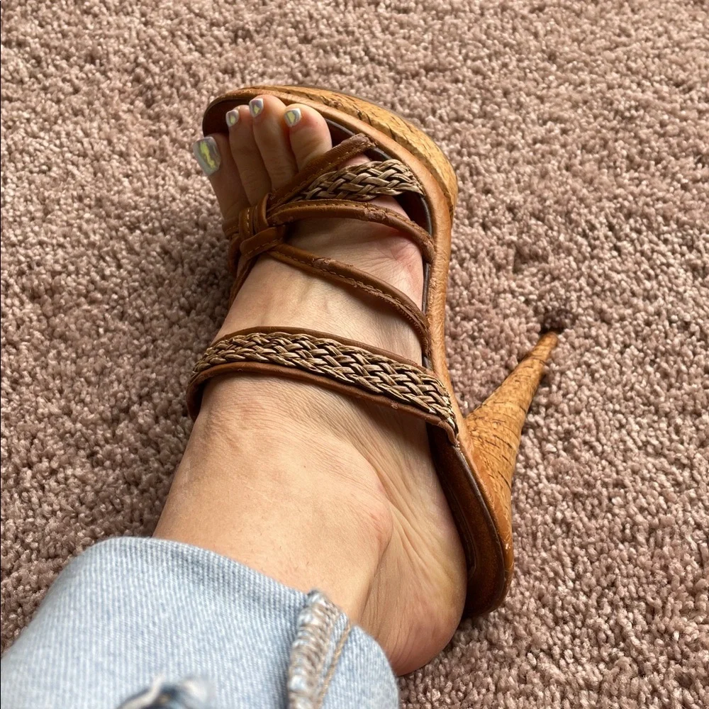 Boston Proper, woven summer sandals, size 7